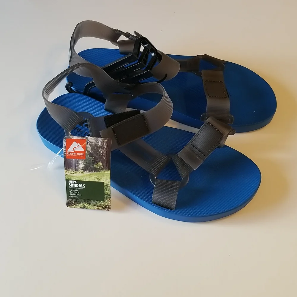 Ozark Trail Men's Adventure Adjustable Ankle Strap Sandals